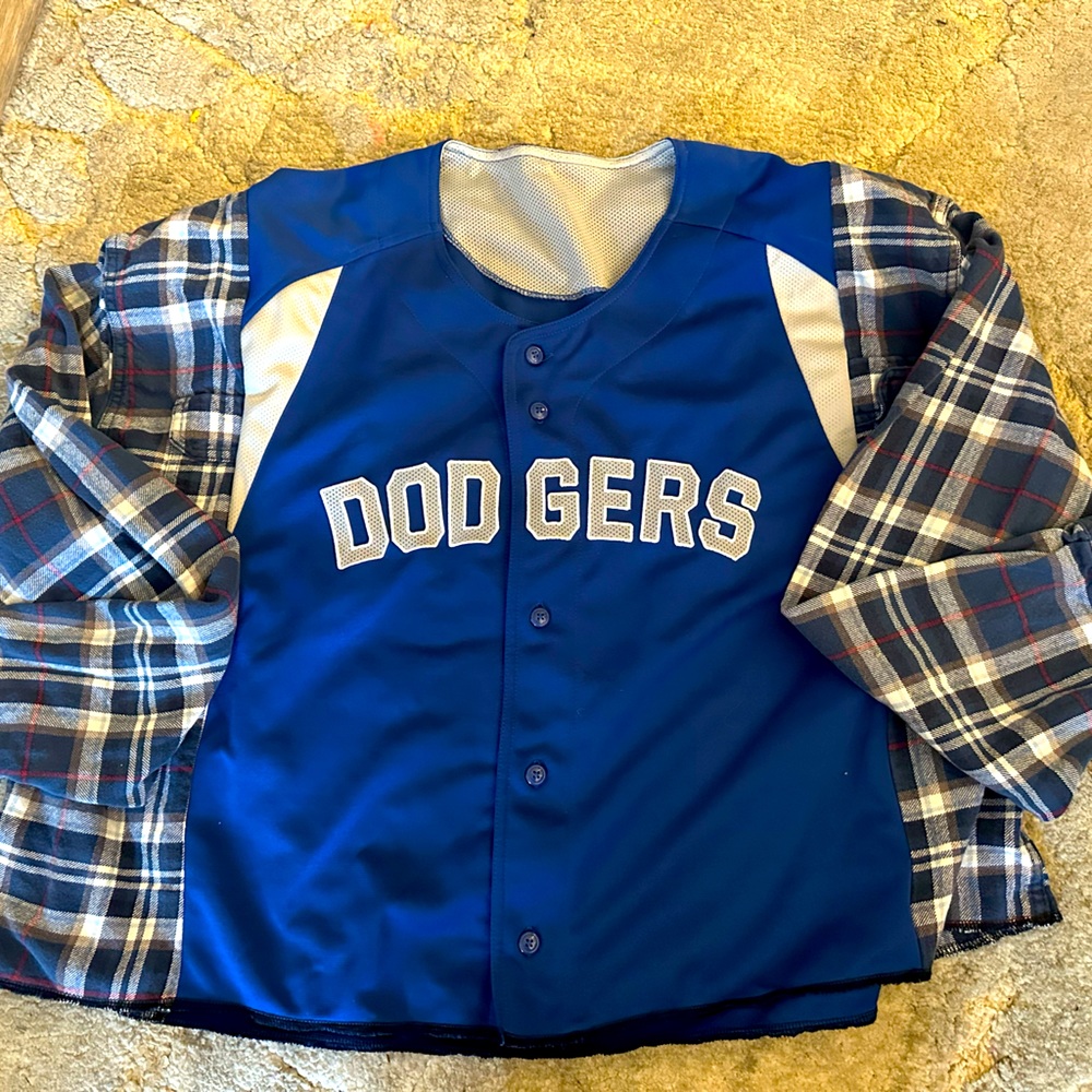 Los Angeles Dodgers Flannel Jersey